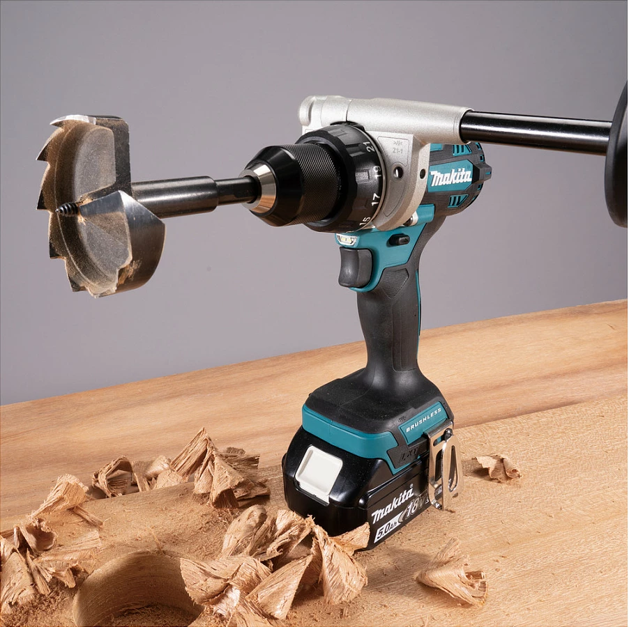 Bormashinë/vidhosëse me bateri Makita DDF492Z, 18V Li-Ion, brushless, mandrinë 13mm, blu/zezë