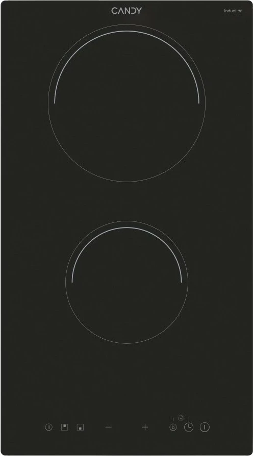 Pllakë induksioni Candy CID30/1, 2 zona, e zezë