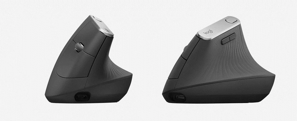 Maus vertikal për dorë të djathtë Logitech, MX, 4000 DPI, wireless/bluetooth