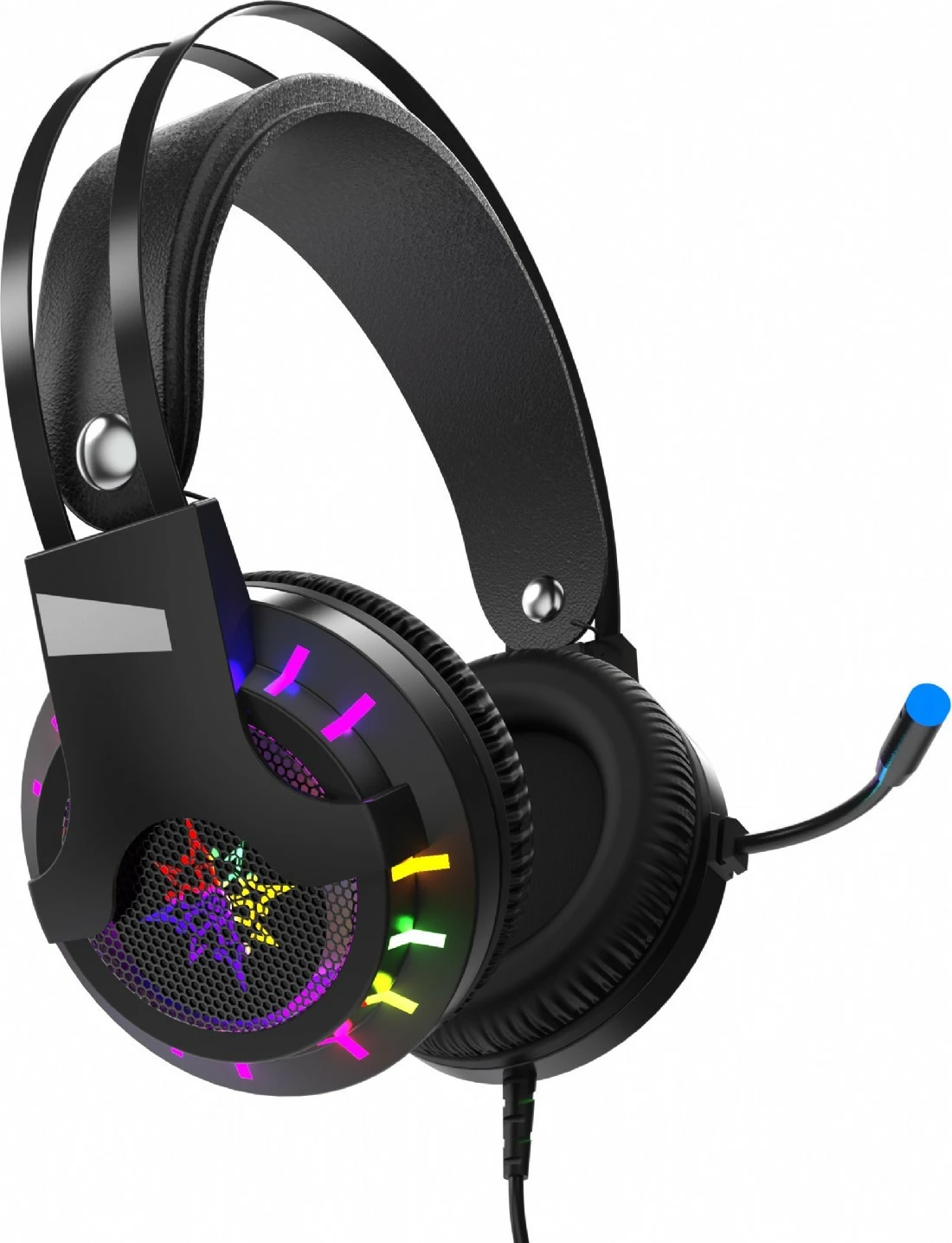 Kufje gaming INCA IGK-TX12, USB, 7.1, RGB-LED, vibrim