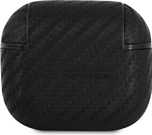 Mbështjellës Ferrari FESA3CABK për AirPods 3, On Track, karbon, i zi