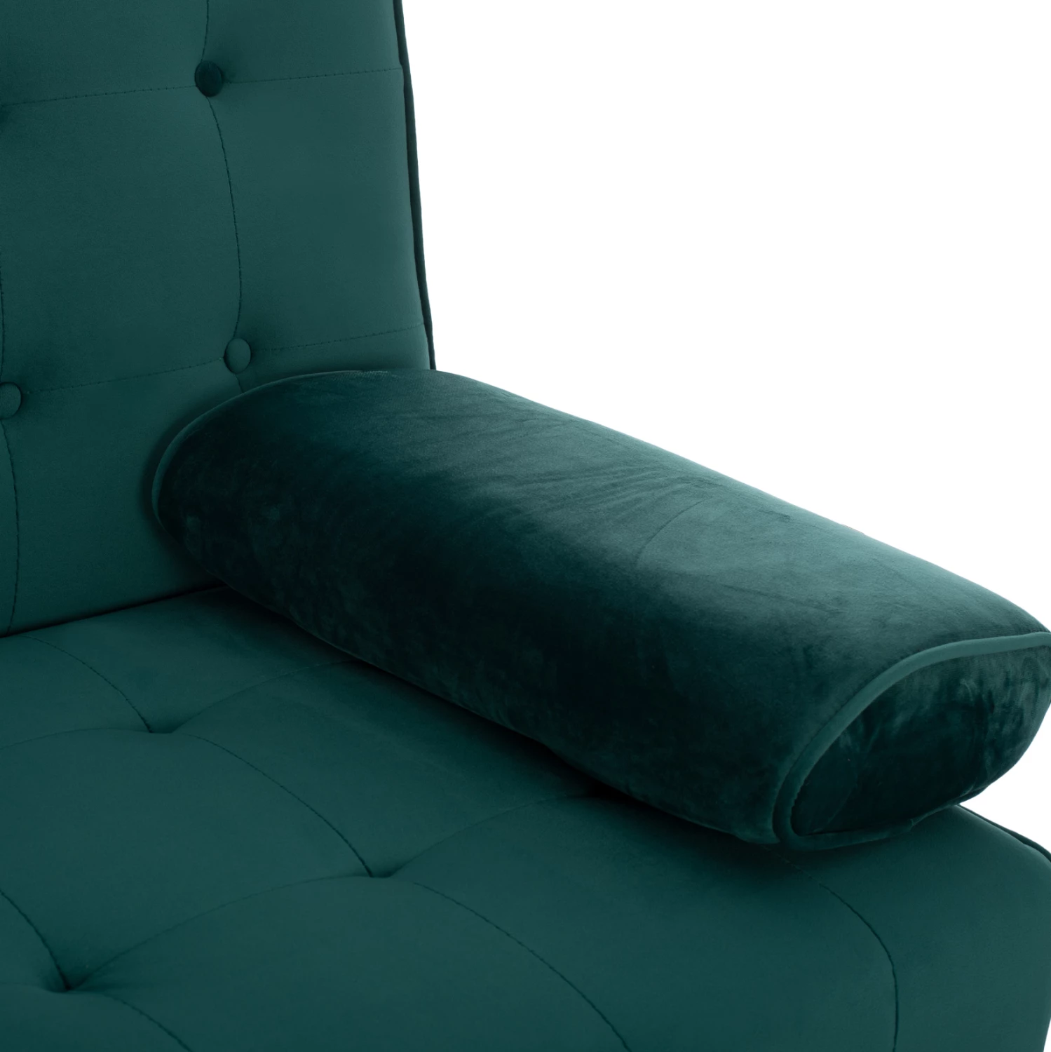 Krevat-sofë WANDA, kadife e gjelbër, FH3149.13, 188x83x83 cm