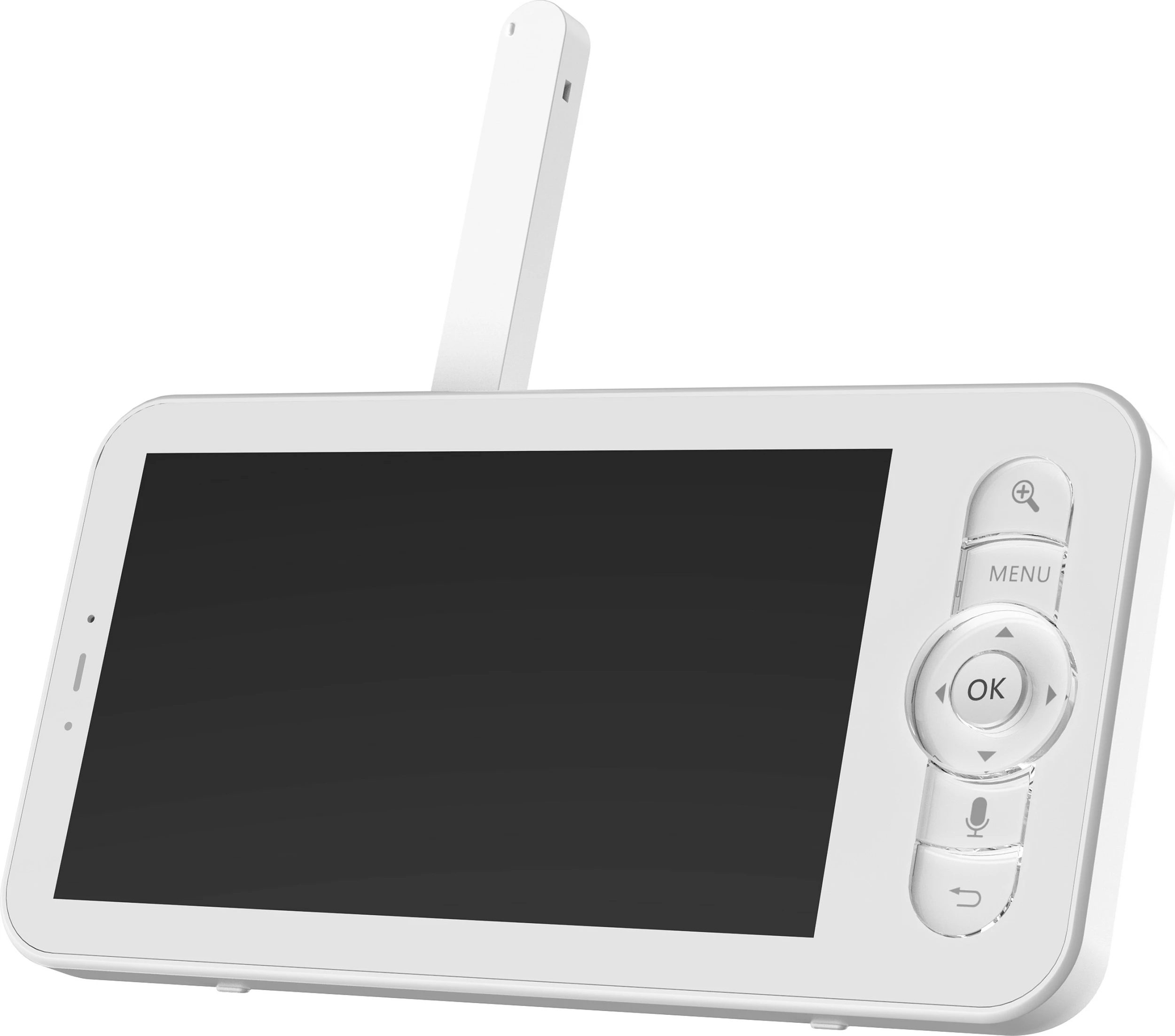Kamerë sigurie IP Arenti AINANNY B2 KIT, Wi‑Fi, PTZ, 1080p, monitor 5", e bardhë