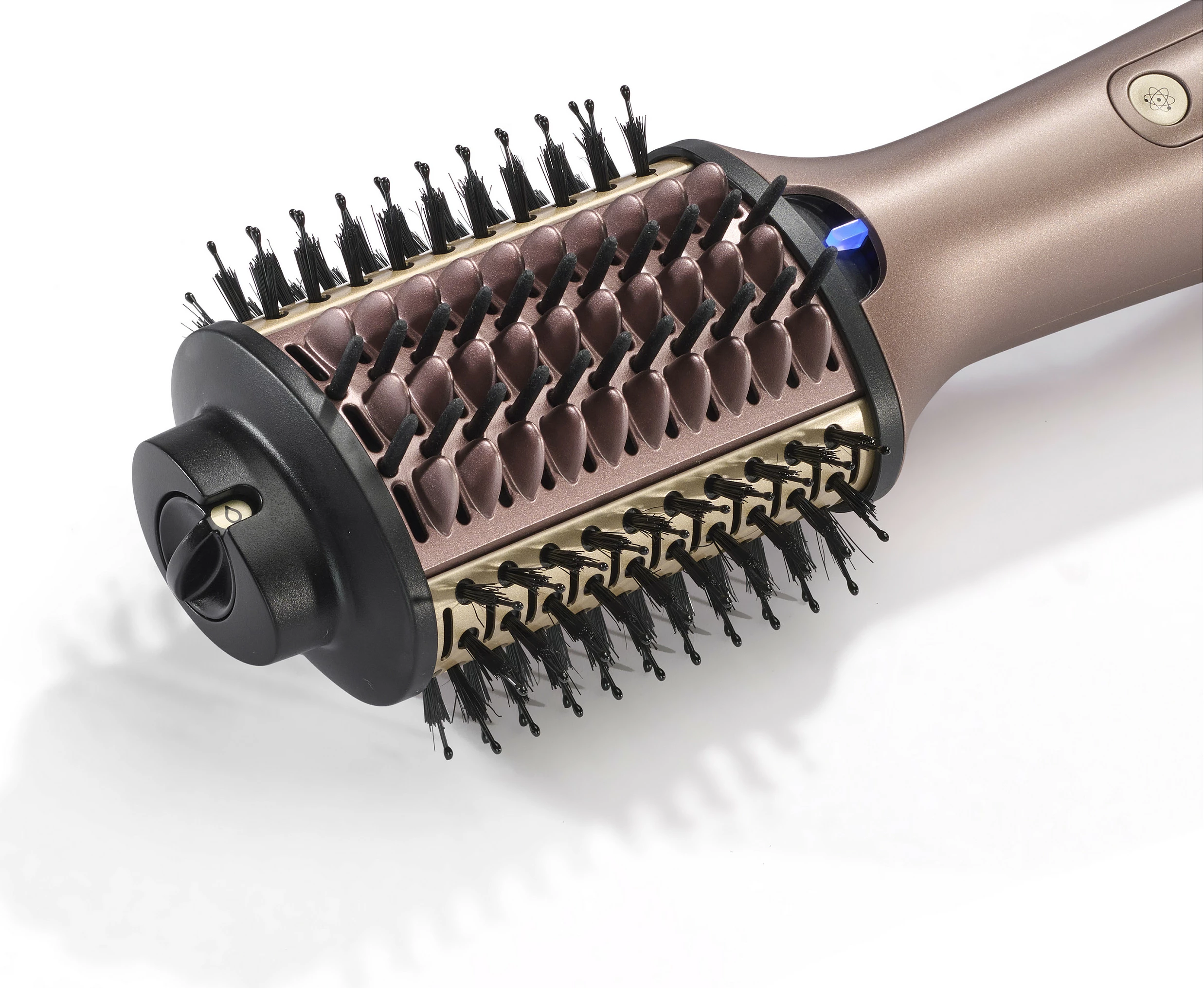 Furçë me ajër të nxehtë BaByliss Air Volume, 2 shpejtësi, 2 nivele nxehtësie, auto-off 60 min, rozë e artë