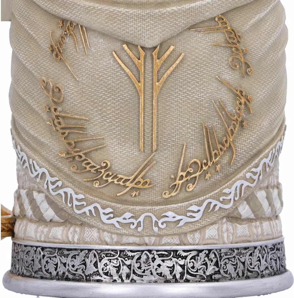 Krigë NEMESIS NOW Lord of the Rings Gandalf the White, e licencuar zyrtarisht, resin e pikturuar me dorë, e bardhë