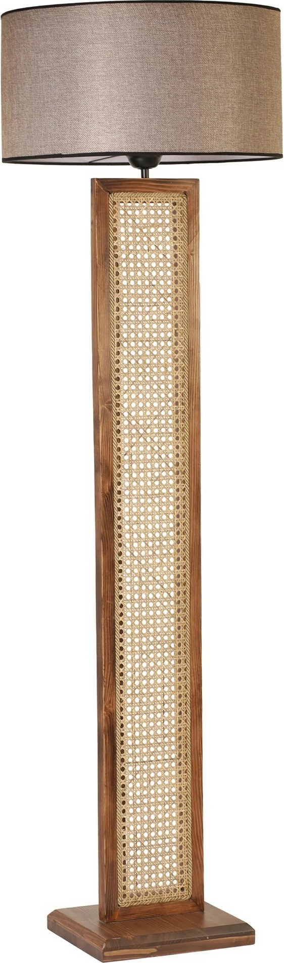 Llambë dyshemeje Opviq, 8740-2, ngjyrë arre, elemente thurje