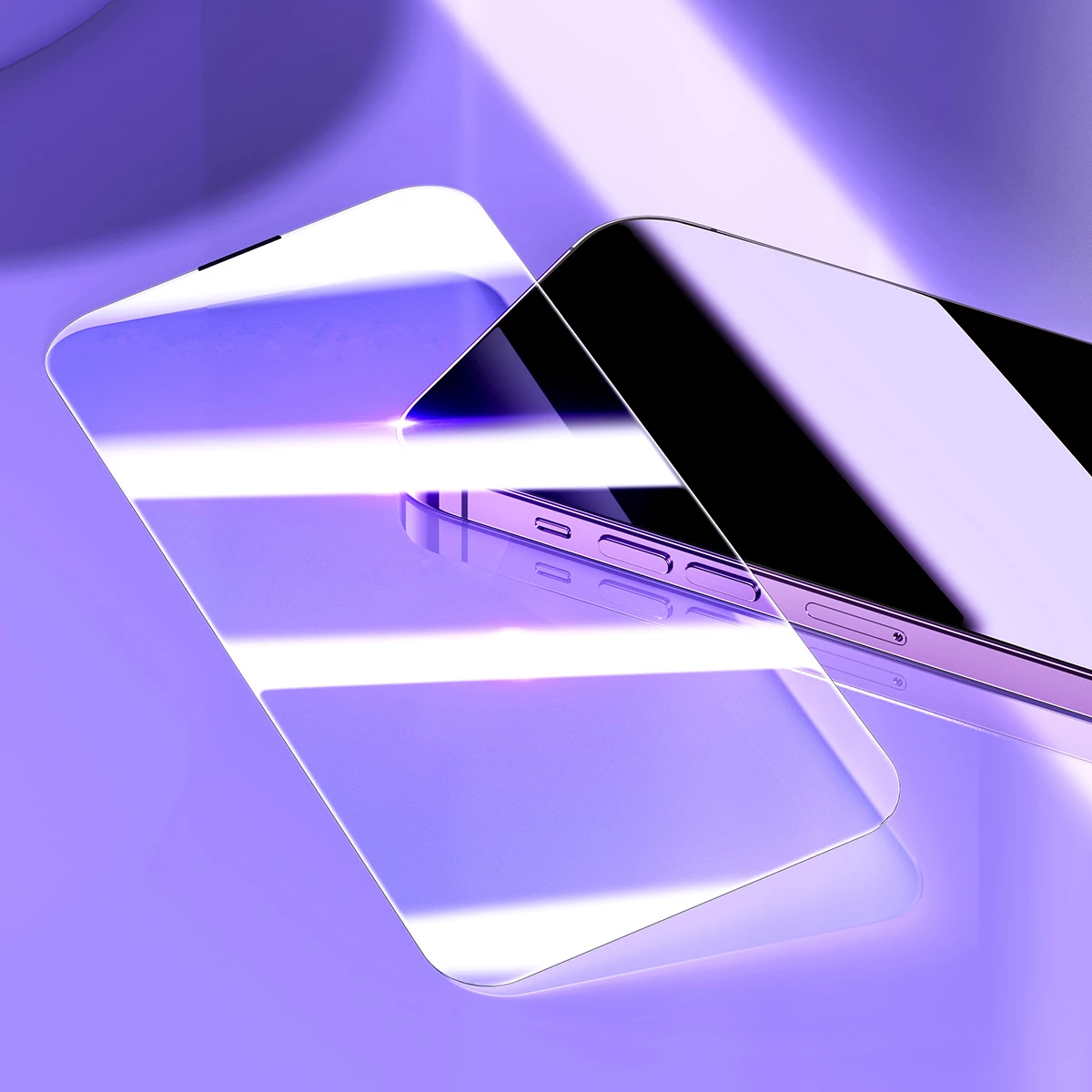 Mbrojtës ekrani tempered glass Baseus për iPhone 14 Pro Max, 0.3mm, me mbrojtje për altoparlant, Transparent