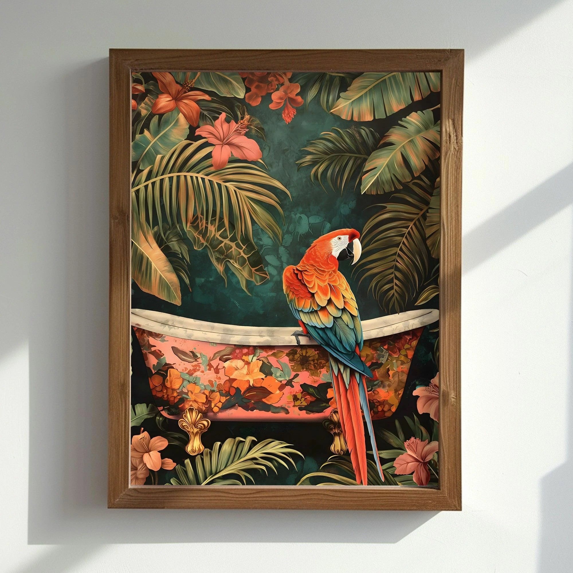 Pikturë dekorative me kornizë MDF, shumëngjyrëshe, Wallity AI178, 35x47x3.5cm