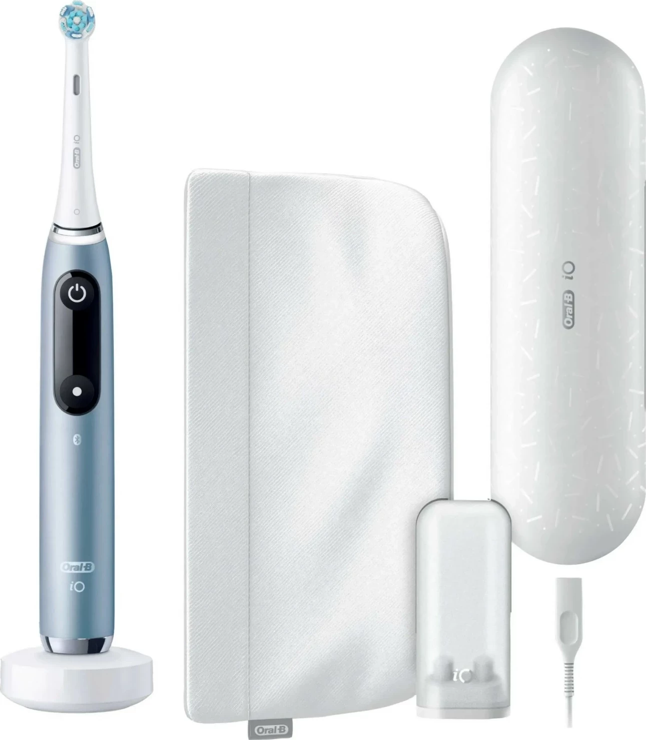 Furçë dhëmbësh elektrike Oral-B iO 9, Bluetooth, ekran interaktiv, karikim magnetik, blu