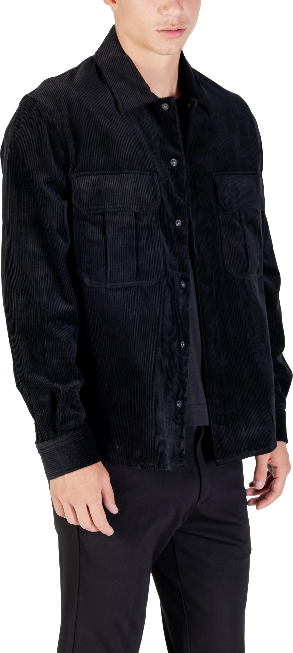 Këmishë për meshkuj Antony Morato MMSL00770-FA300030, e zezë [Madhësia: XXL]