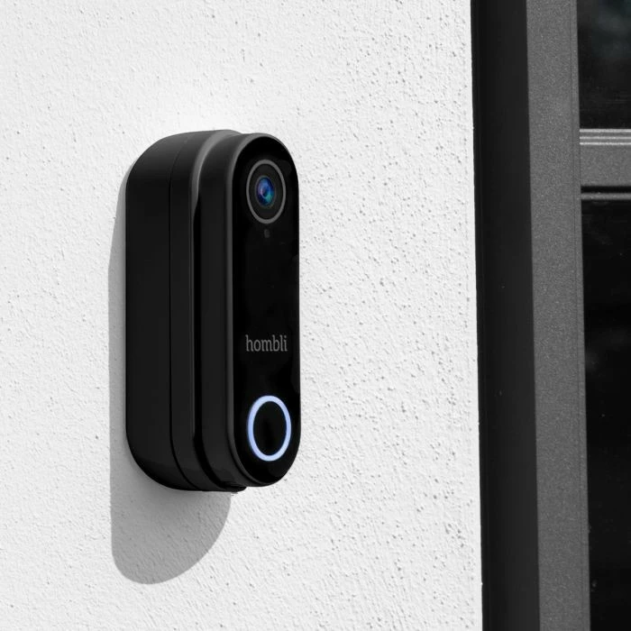 Zile e mençur Hombli Smart Doorbell Pack, e zezë, e bardhë, IP65, 2-way
