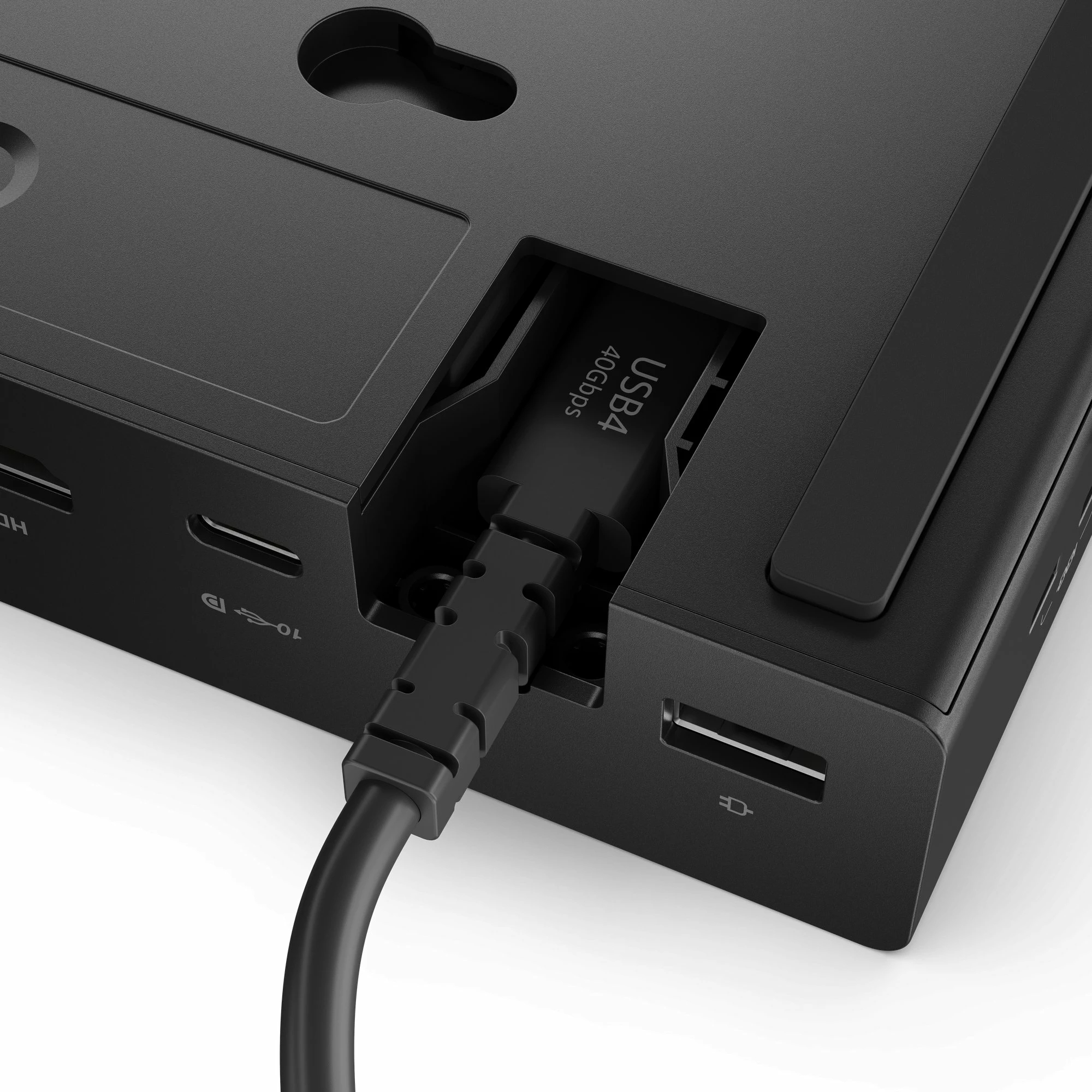Stacion docking Lenovo ThinkPad USB4 Dock 5000 40BF0100EU, Power Delivery deri 100W, i zi