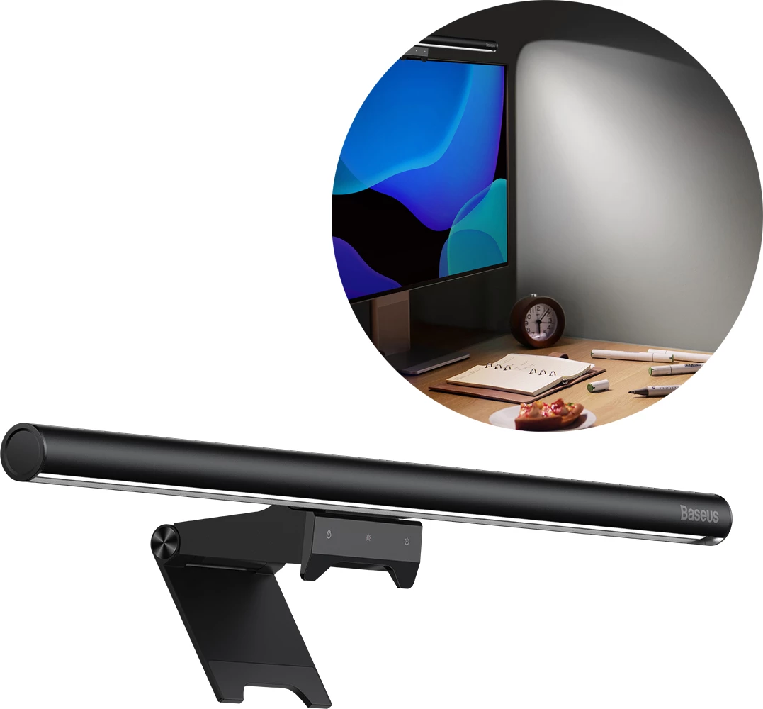 Llambë LED për monitor Baseus i-wok2, DGIW000101, e zezë