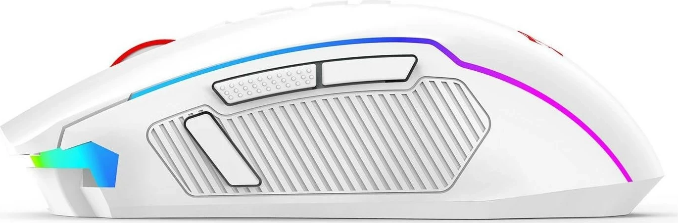 Maus Redragon M914W-RGB NIX, RGB, wireless, 5000 DPI, bardhë