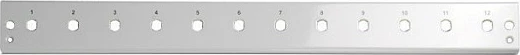 Panel fronti fiber optik EFB Elektronik, 1U, 12x ST/FC D-hole, metal, gri
