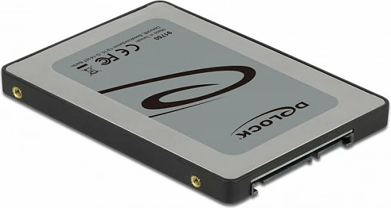 Adapter CFast në SATA DeLOCK 91750, hot-swap, internal, 70x100x8 mm, gri