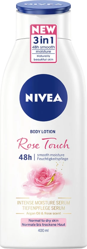 Balsam trupi për femra Nivea Rose Touch 400ml