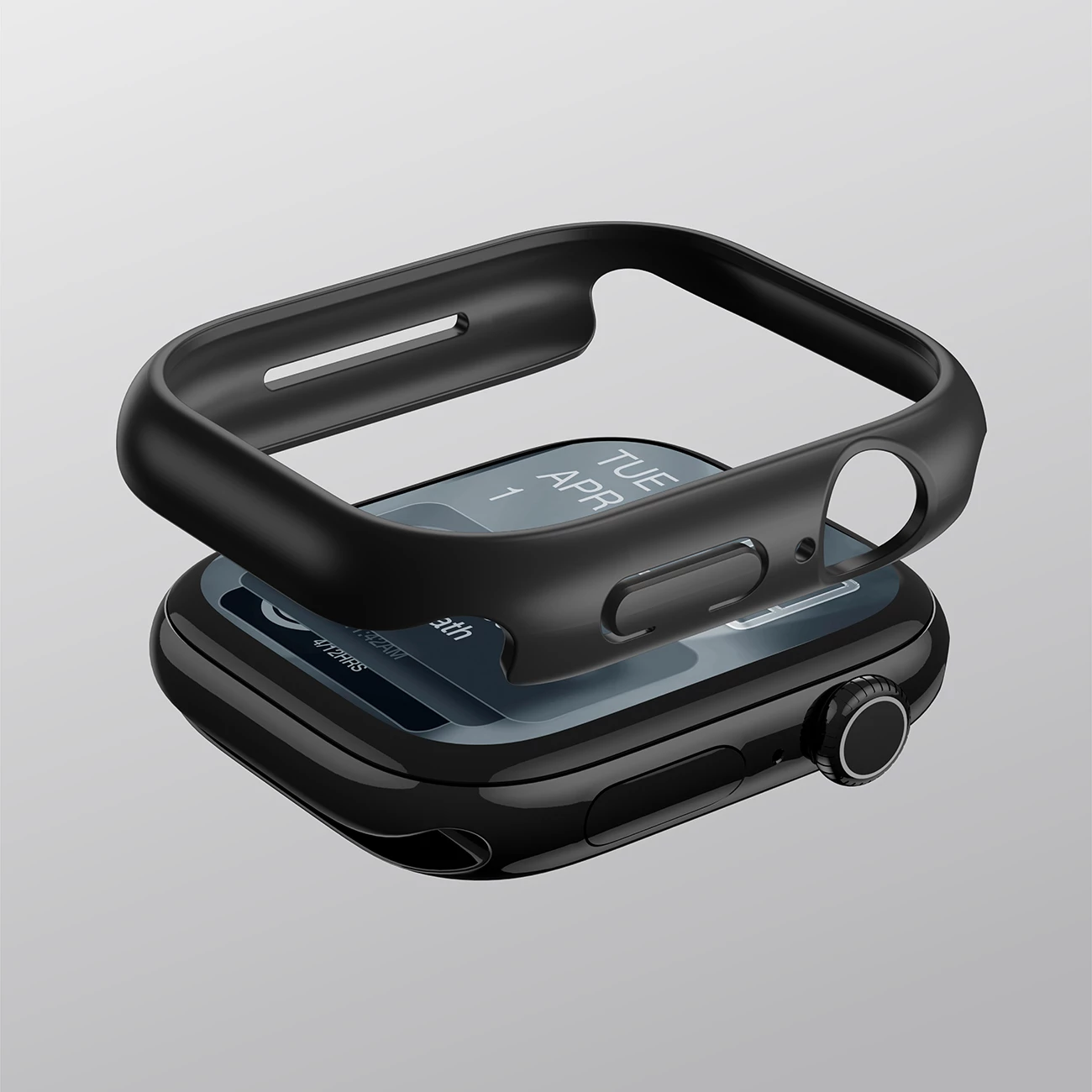 Mbështjellës smartwatch, AmazingThing Minimal, për Apple Watch Series 11 46mm, plastik, i zi