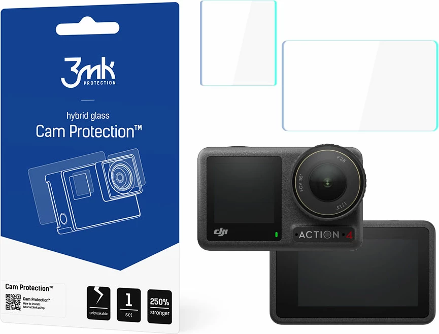 Xham mbrojtës për kamerë 3mk Protection Cam Protection, për DJI Osmo Action 4