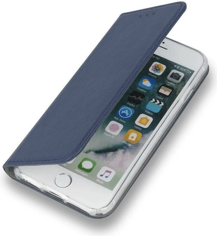 Mbështjellës flip HAVANA Premium për Samsung Galaxy A36, PU lëkurë, me magnet, stand dhe xhep karte, dark blue