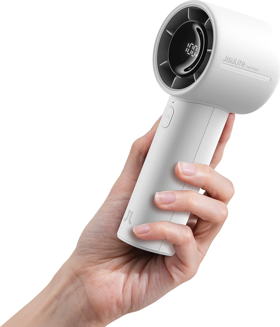 Ventilator dore Jisulife Handheld Fan 10S 5000mAh USB-C, gri
