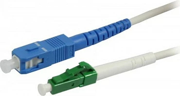 Kabllo optike patch Synergy21 LWL 3m, LC/APC - SC/APC, Singlemode 9/125µm, G657.A2, bardhë