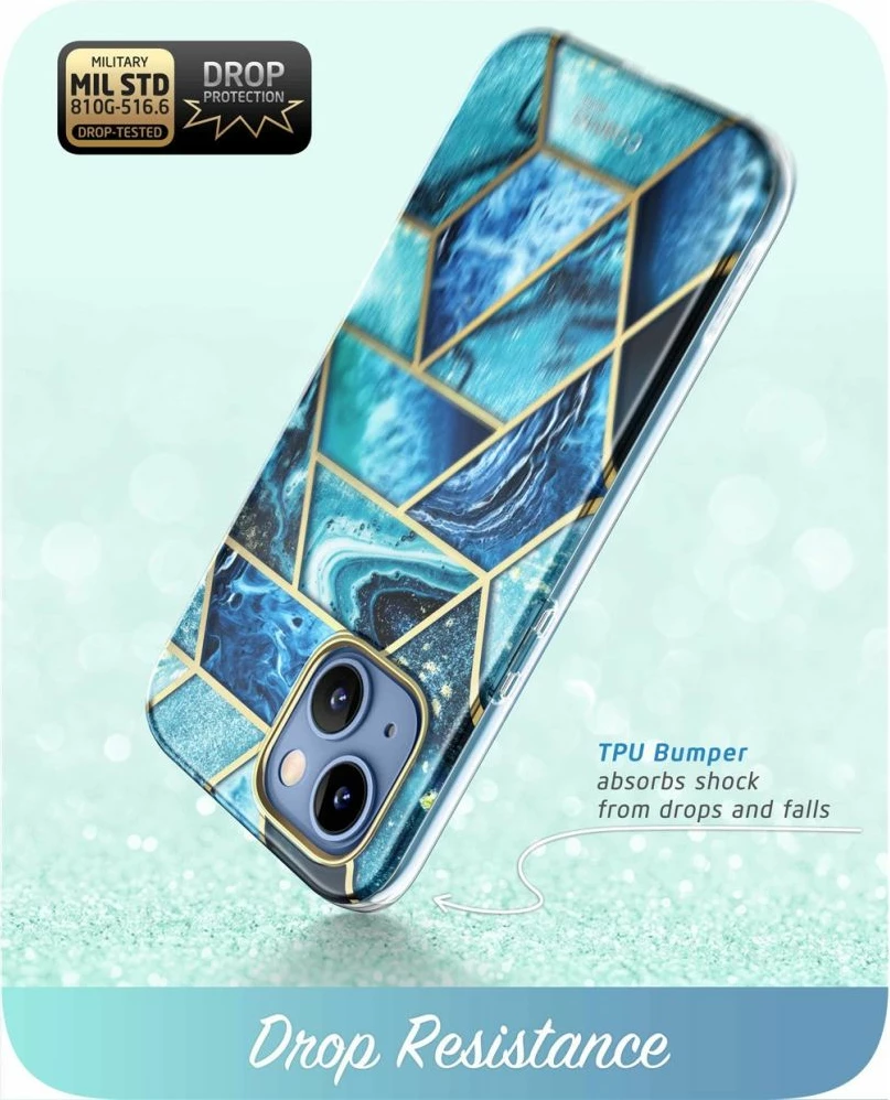 Mbështjellës Supcase Cosmo për iPhone 14 Plus, Blu