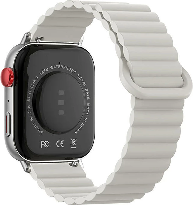 Smartwatch Colmi C8 Max me rrip magnetik, Argjend