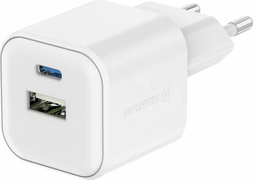 Karikues Swissten  GaN 1x USB-C 35W PD + 1x USB-A 27W QC