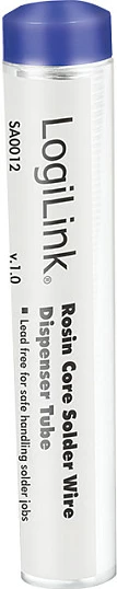 Tel saldimi LogiLink, pa plumb + argjend, 1mm, 12.5g, me dispenser, argjendtë