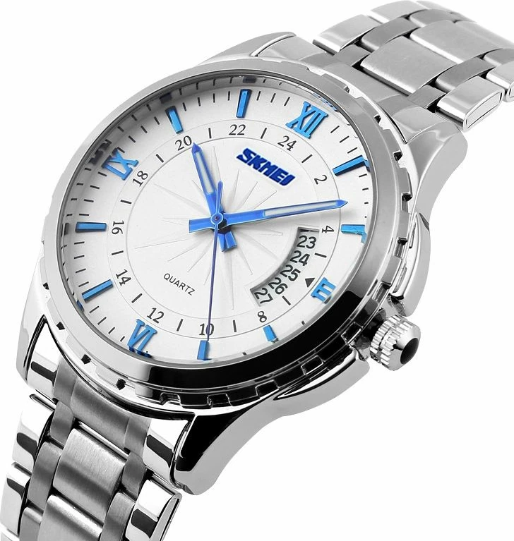 Orë dore për meshkuj Skmei, argjendtë