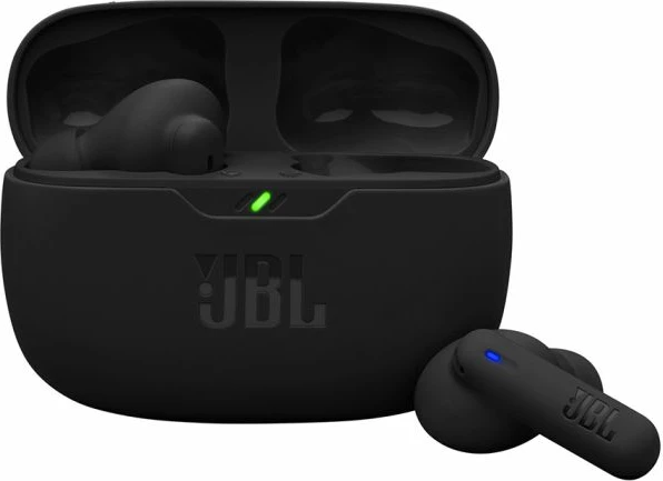 Kufje JBL Vibe Beam 2 True Wireless, ANC, Bluetooth 5.3, deri 40 orë, me mikrofon, e zeza, me kuti karikimi