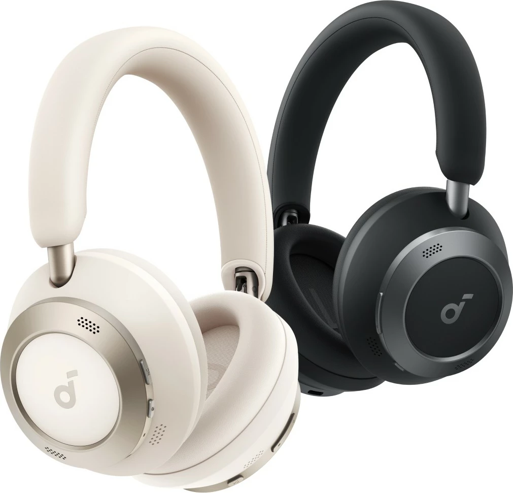 Kufje Anker Soundcore Space One Pro, Wireless, Calls/Music, Krem e Bardhë