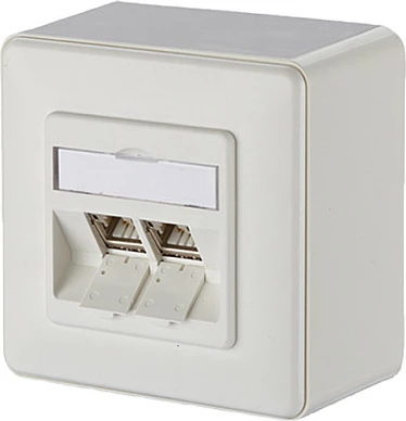 Prizë rrjeti METZ CONNECT C6A modul 2-Port 270 M AP, RJ45, e bardhë