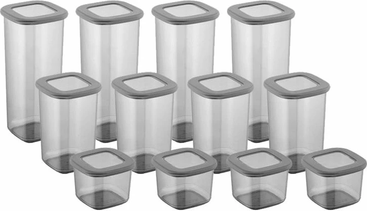 Set kuti për organizim, 24 copë, ngjyrë antracit, BNMPOLYAS24-51217