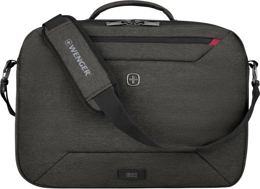 Çantë laptopi Wenger MX Commute 16 inç me rripa shpine, e zezë
