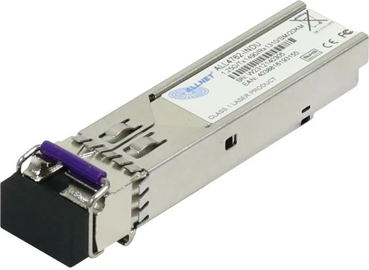 Modul Switch ALLNET ALL4762-INDU SFP, 1000Mbit, WDM, Industrial