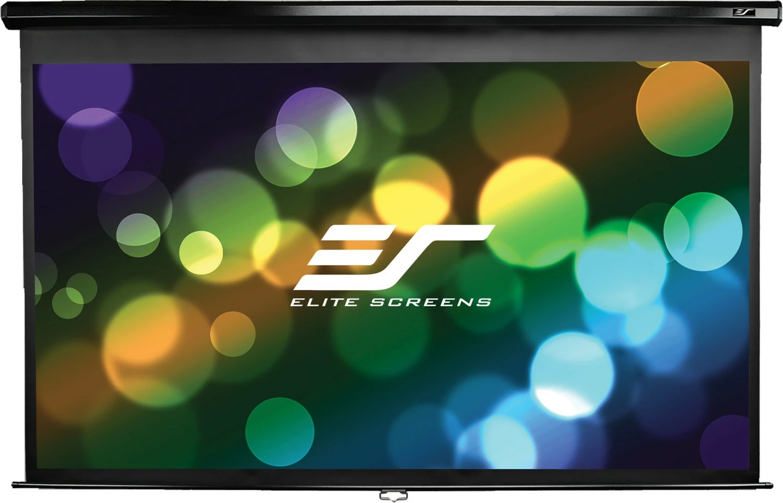 Ekran projektori Elite Screens M100UWH, manual, 100 inch, 16:9, kasë e zezë