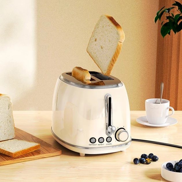 Toaster HOCO Retro HE50 850W, i bardhë