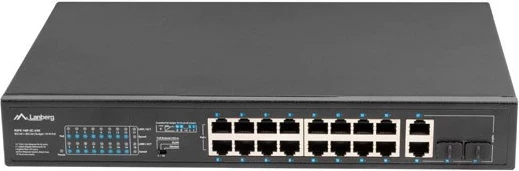 Switch LANBERG RSFE-16P-2C-250, 16 porte, për kabinetë, pa menaxhim