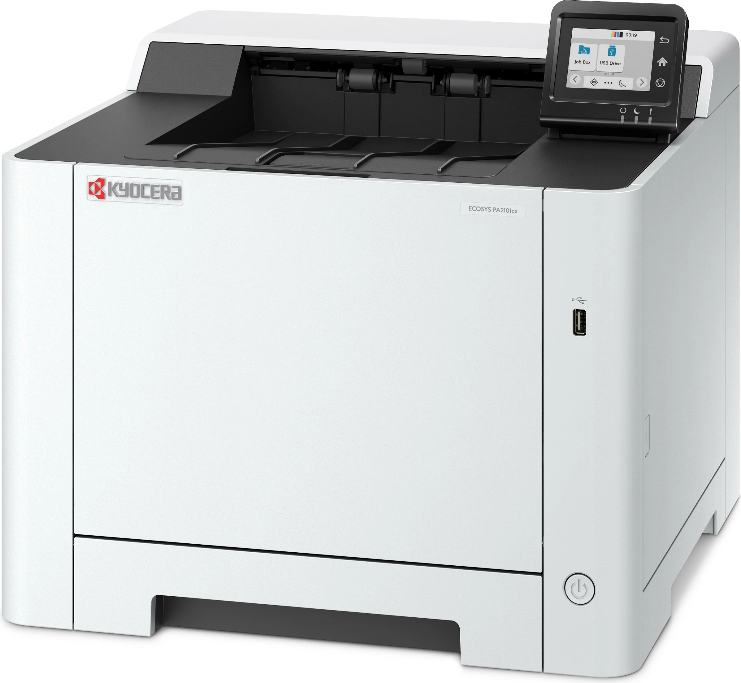 Printer lazer me ngjyra Kyocera ECOSYS PA2101cx, LAN, duplex, ekran me prekje