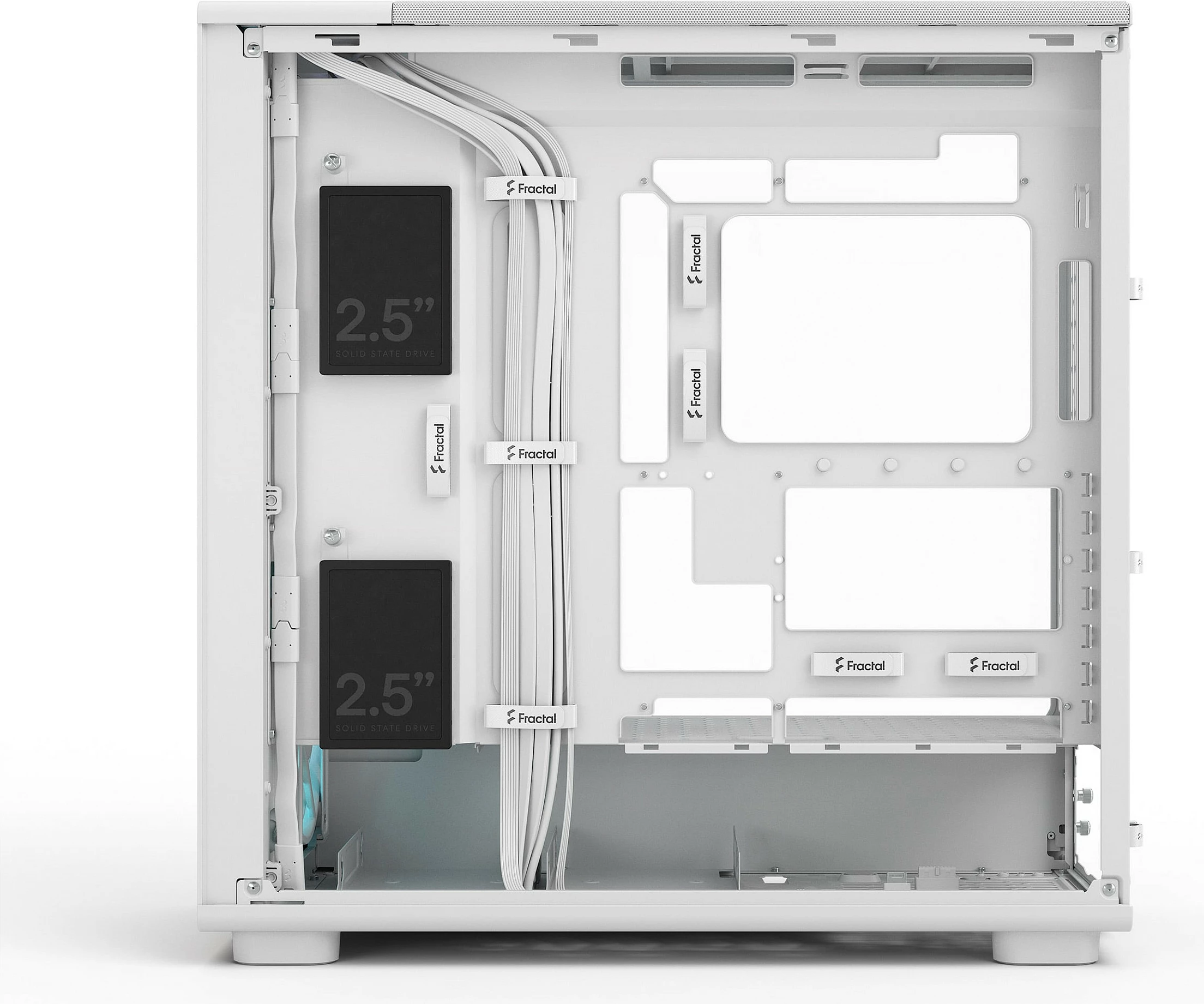 Kasë Fractal Design Epoch XL, Tower, ATX/micro ATX/ITX/E-ATX, RGB, e bardhë