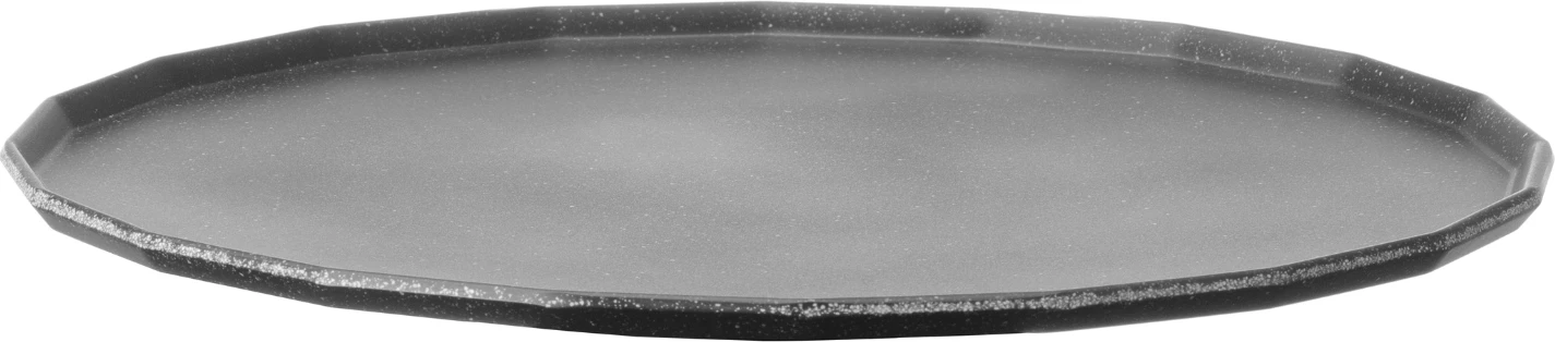 Pjatë servirëse, Fine Dine Metropolis, 300 mm, melaminë, e zezë