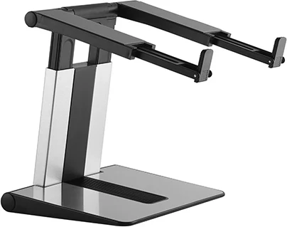 Mbajtëse laptopi e palosshme UVI UVIFCLR, 10"-15.6", rregullim lartësie 20.7-26.7 cm, max 5 kg, e zezë