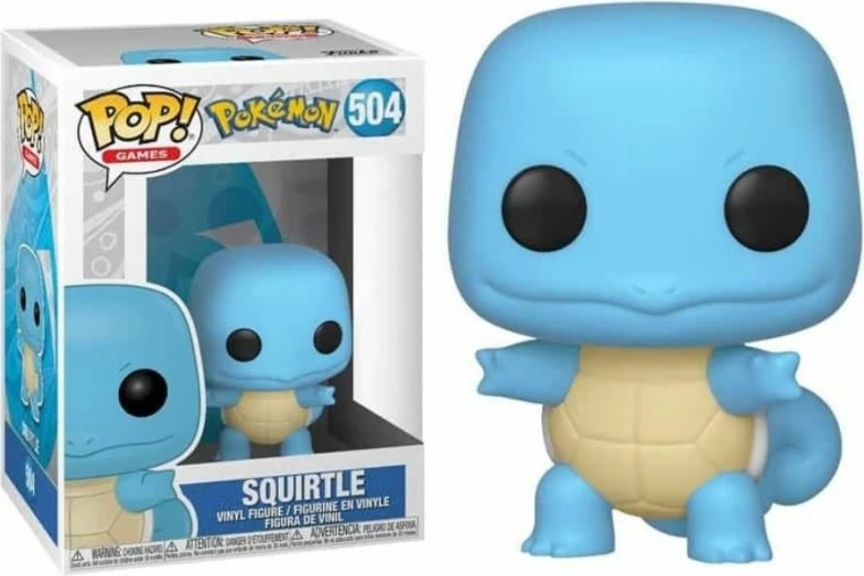 Figurinë Funko Pop! Games Pokémon Squirtle, vinil, blu
