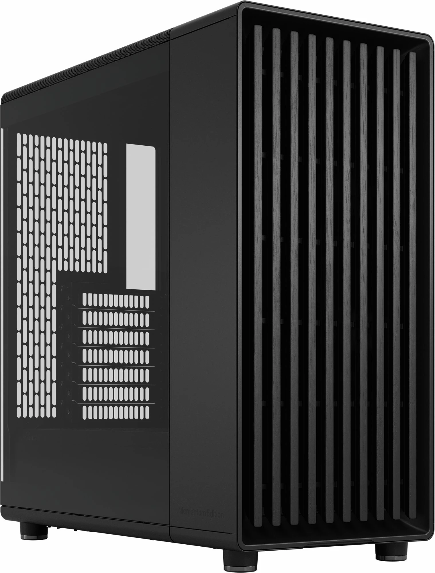 Kasë Fractal Design North Momentum Edition (FD-C-NOR1C-05) Midi Tower, ATX/mATX/Mini-ITX, 3x Momentum 12 fan, dritare, e zezë