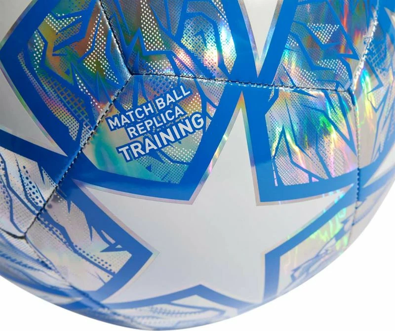 Topi i futbollit adidas për meshkuj dhe femra, i bardhë dhe argjendtë [Madhësia: 4]