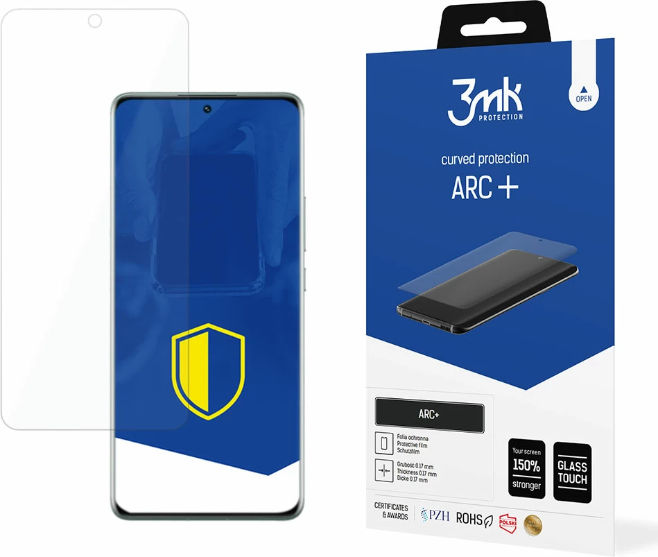 Film mbrojtës ekranit 3mk ARC+ për Xiaomi 12 Pro, Transparent