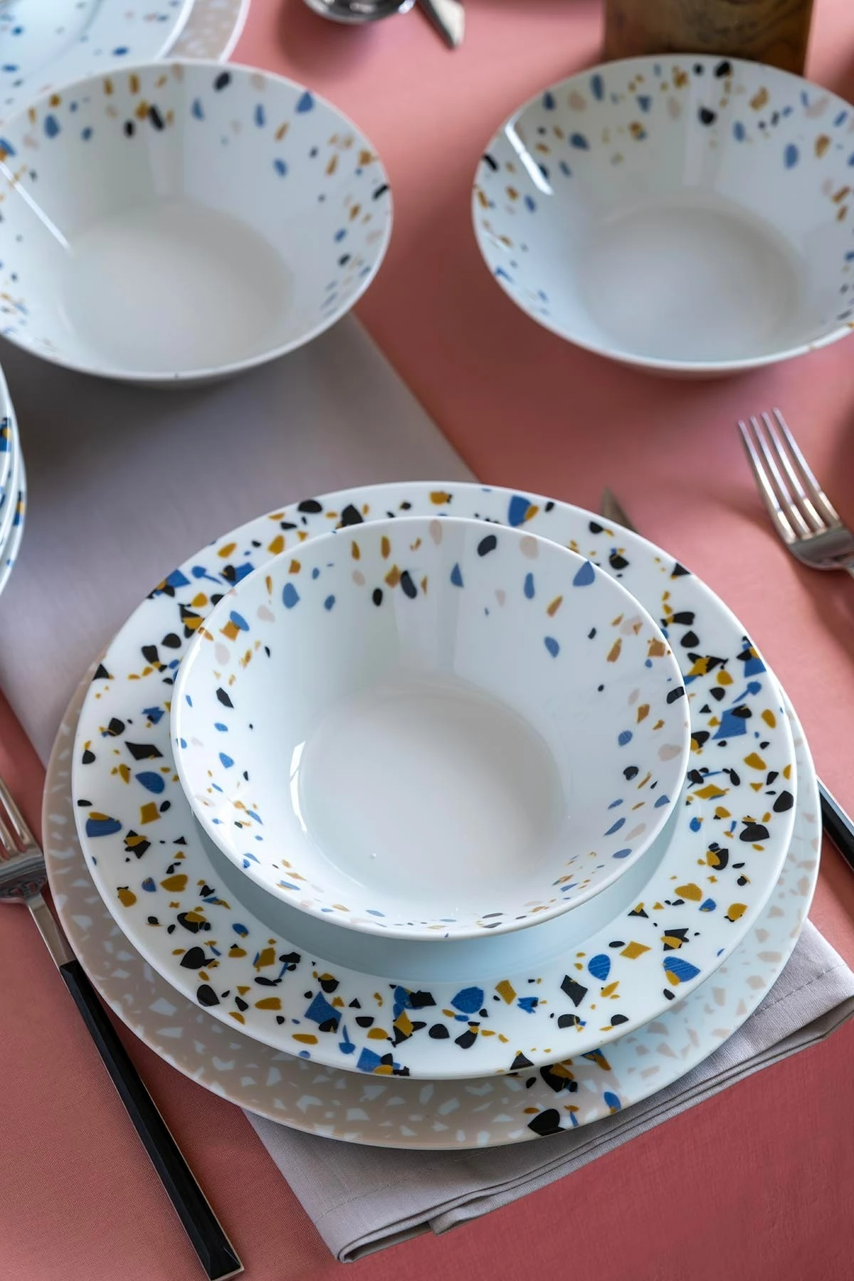 Set enësh për drekë, 24 copë, Hermia Concept, NNLB24Y2885692
