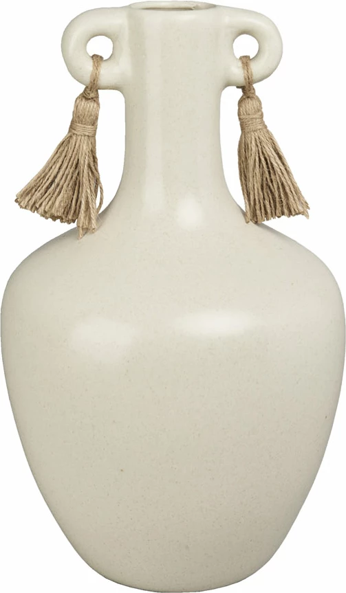 Vazo AEGEAN, qeramikë, bezhë, 21x21x35cm